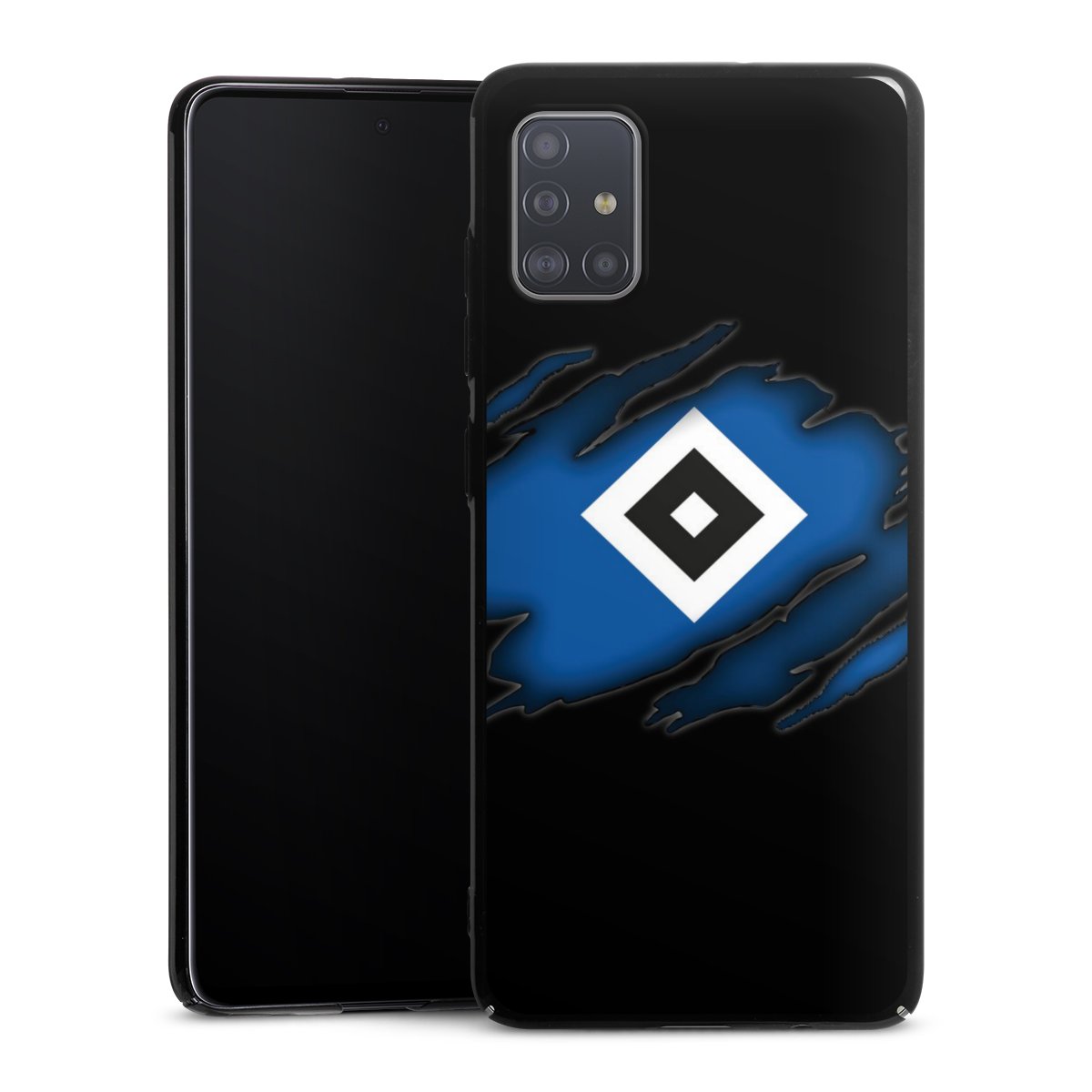 Galaxy A51 Handy Hard Case Schutzhülle schwarz Smartphone Backcover Hamburger Sv Official Licensed Product Hsv Hard Case
