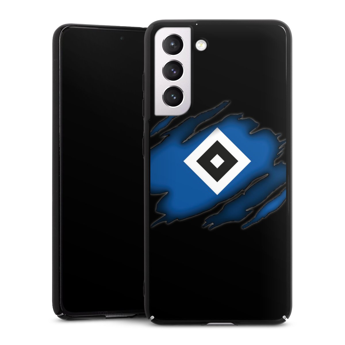 Galaxy S21 FE 5G Handy Hard Case Schutzhülle schwarz Smartphone Backcover Official Licensed Product Hsv Hamburger Sv Hard Case
