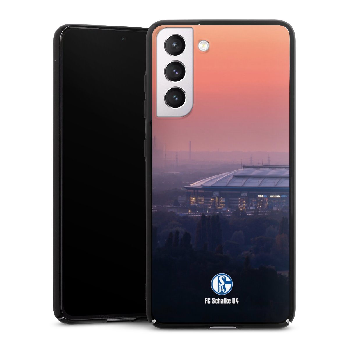 Galaxy S21 FE 5G Handy Hard Case Schutzhülle schwarz Smartphone Backcover Schalke 04 Fc Schalke 04 Stadium Hard Case