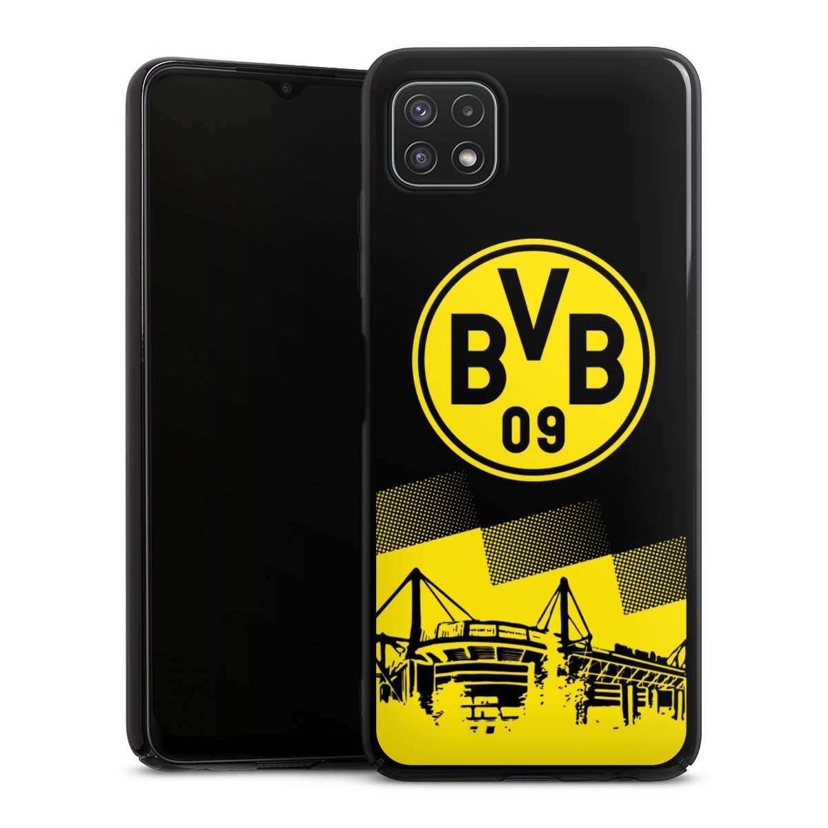 Galaxy A22 5G Handy Hard Case Schutzhülle schwarz Smartphone Backcover Stadium Borussia Dortmund Bvb Hard Case