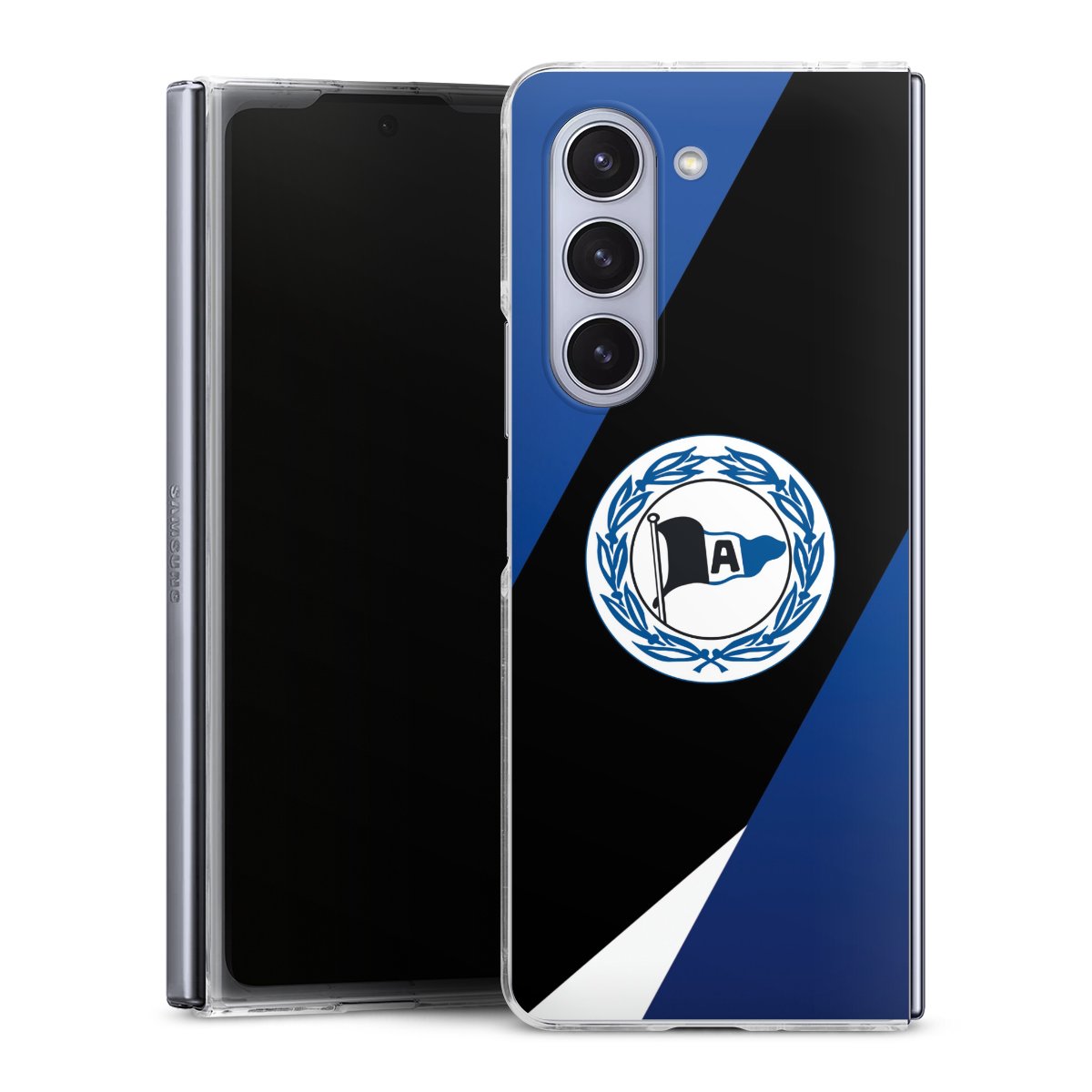 Galaxy Z Fold 5 Handy Hard Case Schutzhülle transparent Smartphone Handy Hülle Dsc Arminia Bielefeld Official Licensed Product Hard Case