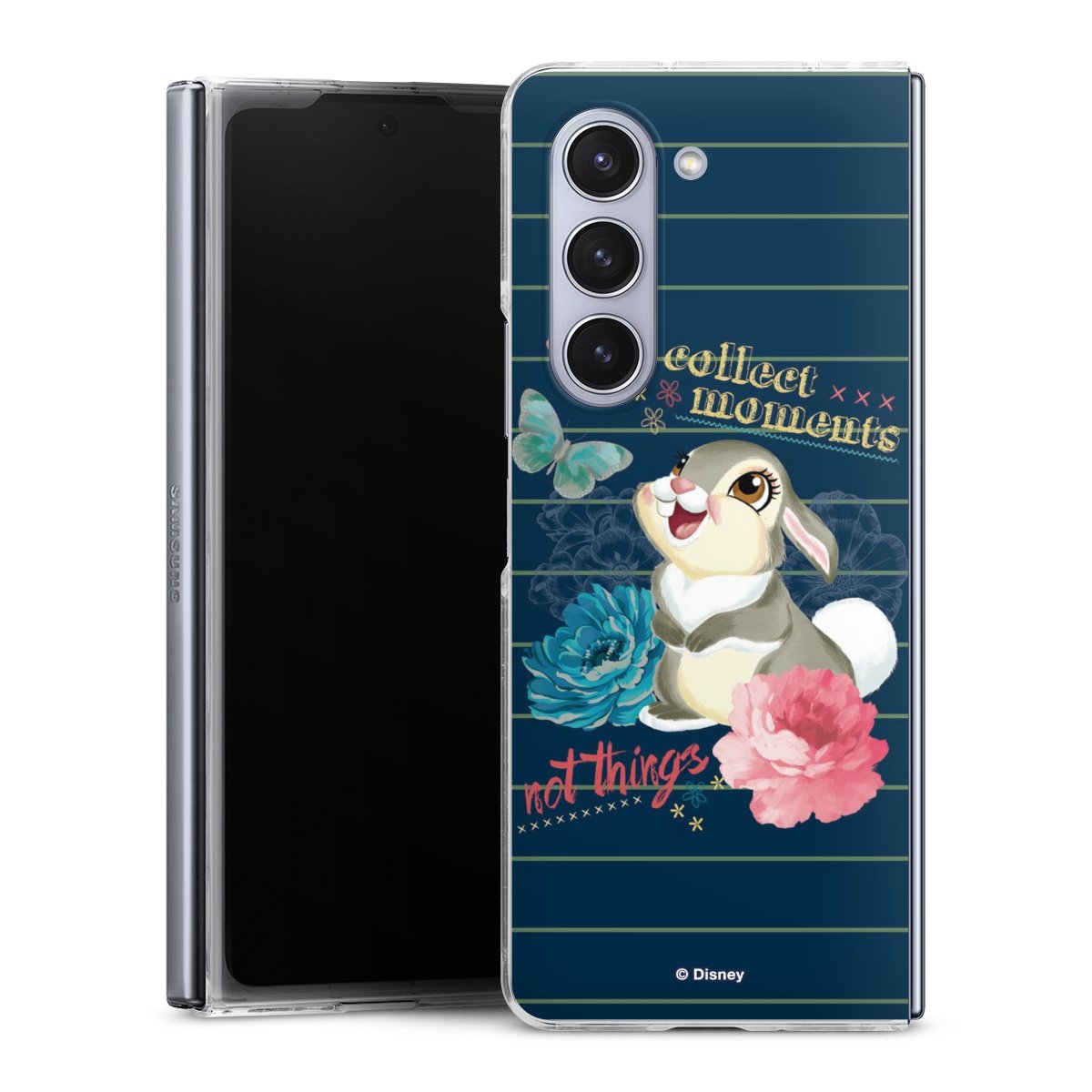 Galaxy Z Fold 5 Handy Hard Case Schutzhülle transparent Smartphone Handy Hülle Bambi Thumper Disney Hard Case