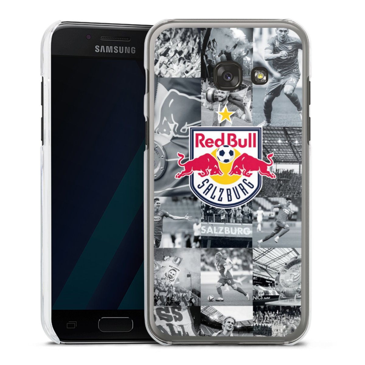 Galaxy A3 (2017) Handy Hard Case Schutzhülle transparent Smartphone Handy Hülle Salzburg Fc Red Bull Salzburg Red Bull Hard Case
