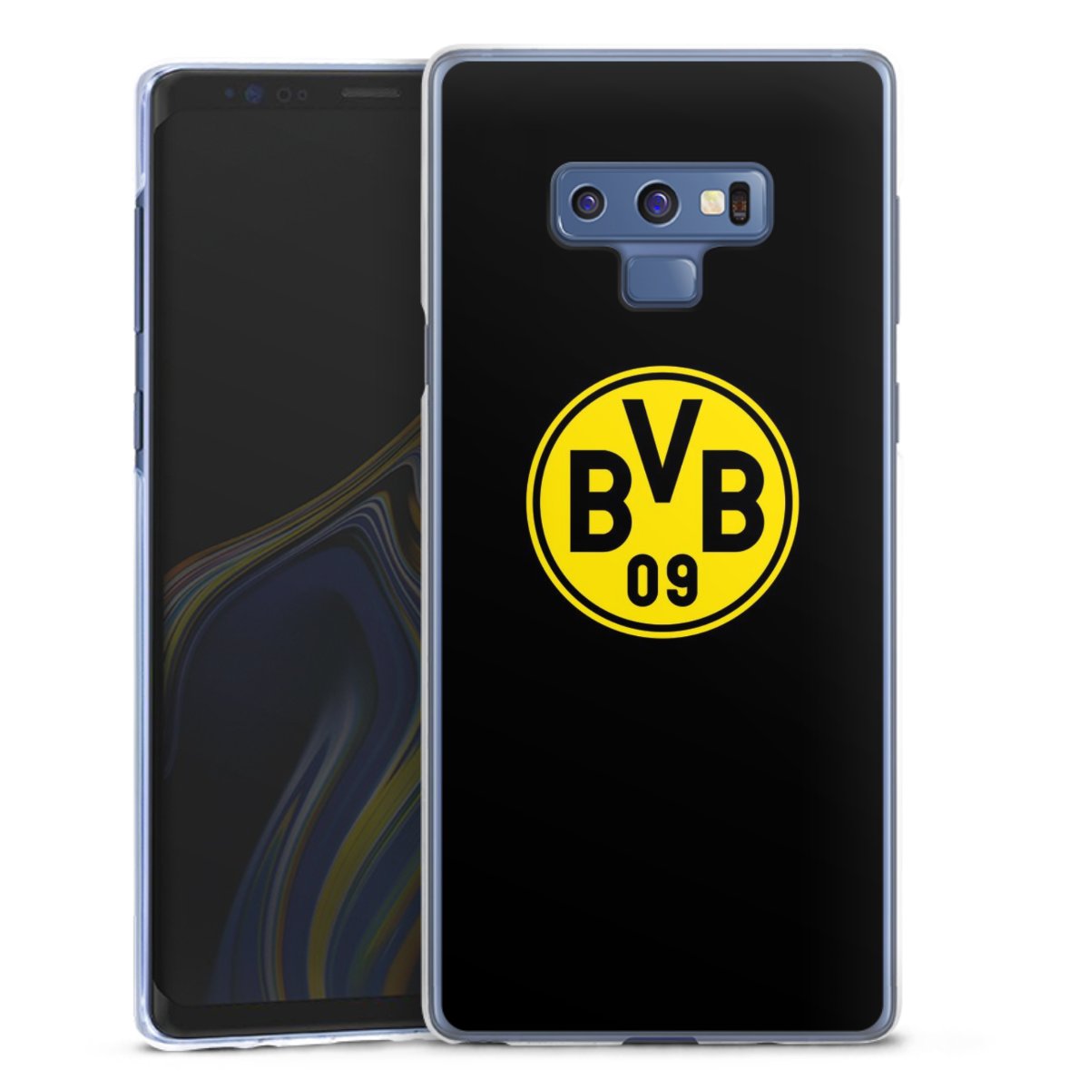 Galaxy Note 9 Handy Hard Case Schutzhülle transparent Smartphone Handy Hülle Bvb Borussia Dortmund Logo Hard Case