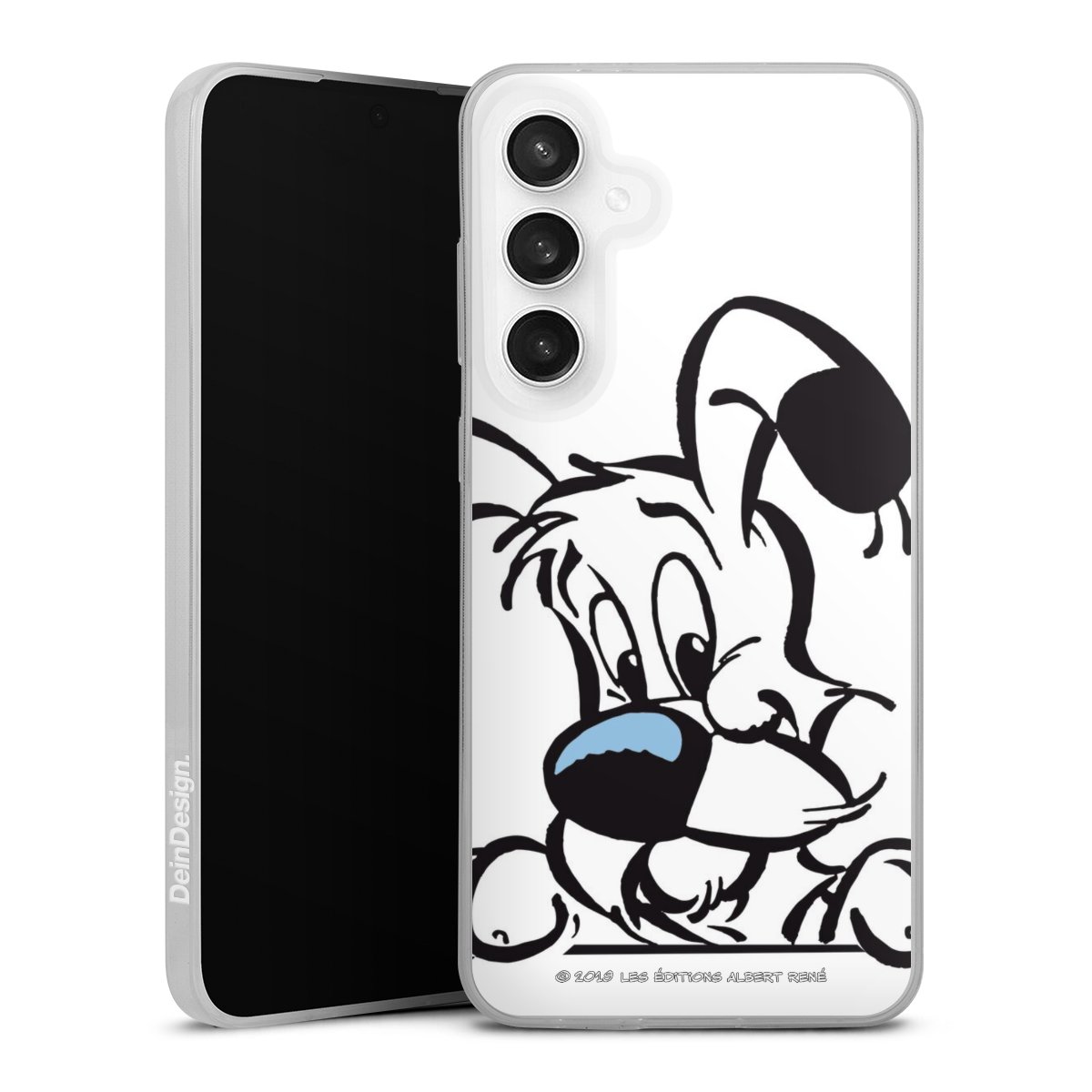 Galaxy S24 FE 5G Handy Slim Case Silikon Handyhülle transparent Hülle extra dünn Official Licensed Product Comic Idefix Silikon Slim Case