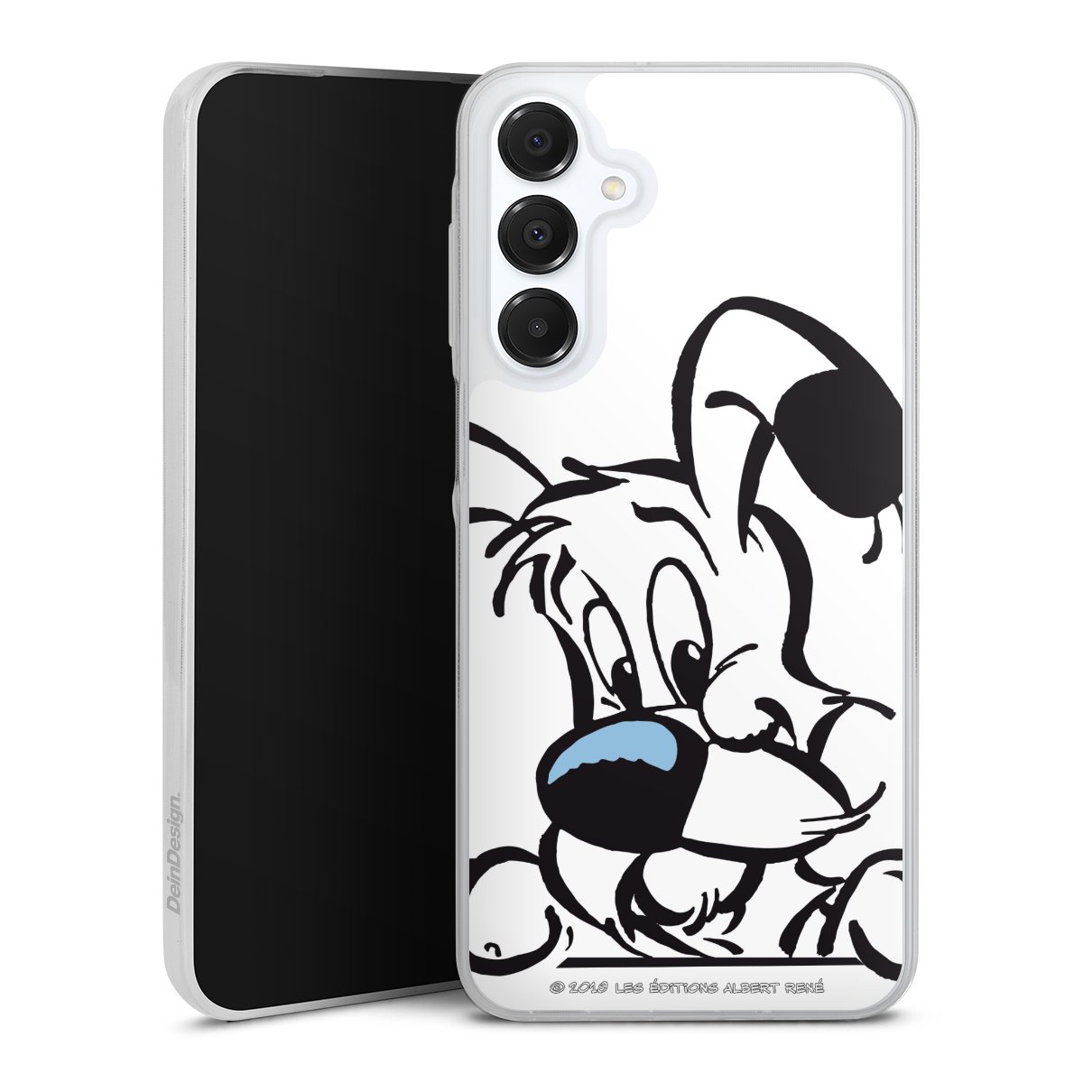 Galaxy A16 5G Handy Slim Case Silikon Handyhülle transparent Hülle extra dünn Official Licensed Product Comic Idefix Silikon Slim Case