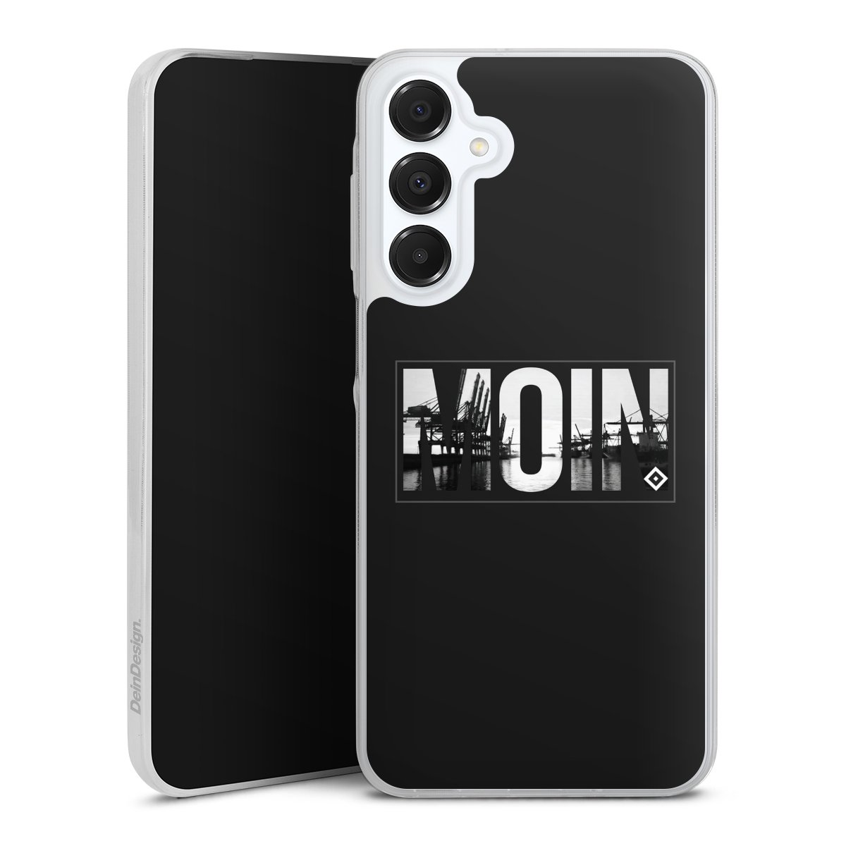 Galaxy A16 5G Handy Slim Case Silikon Handyhülle transparent Hülle extra dünn Official Licensed Product Hamburger Sv Hsv Silikon Slim Case