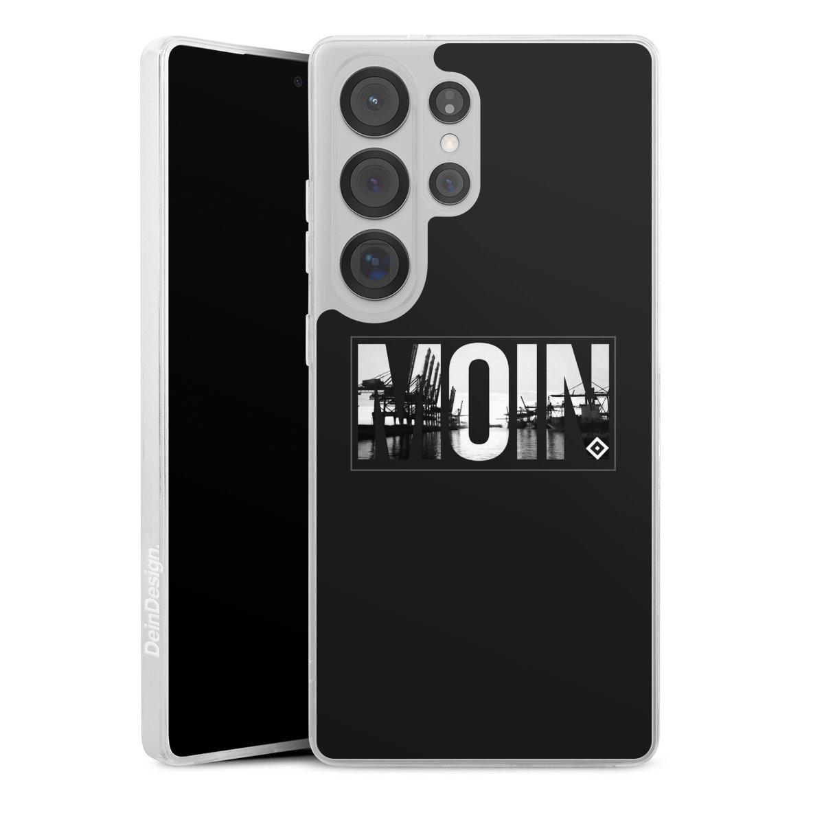 Galaxy S25 Ultra Handy Slim Case Silikon Handyhülle transparent Hülle extra dünn Hamburger Sv Hsv Official Licensed Product Silikon Slim Case