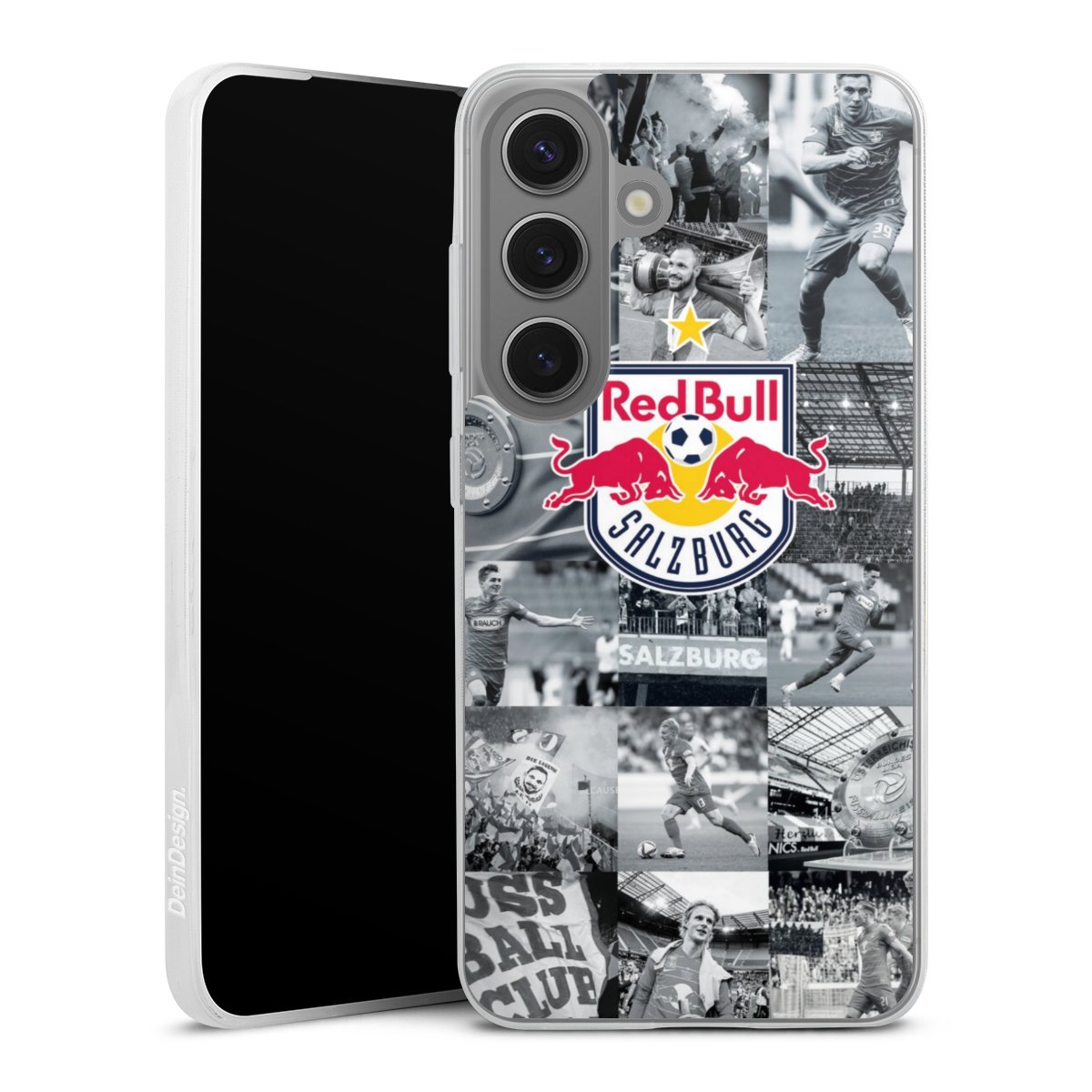 Galaxy S25 Handy Slim Case Silikon Handyhülle transparent Hülle extra dünn Salzburg Fc Red Bull Salzburg Red Bull Silikon Slim Case