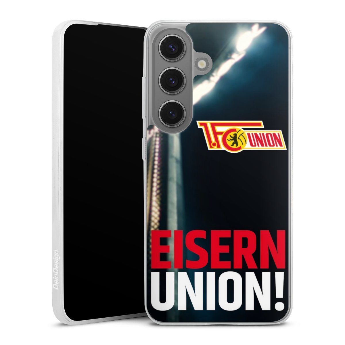 Galaxy S25 Handy Slim Case Silikon Handyhülle transparent Hülle extra dünn Soccer 1. Fc Union Berlin Merchandise Silikon Slim Case
