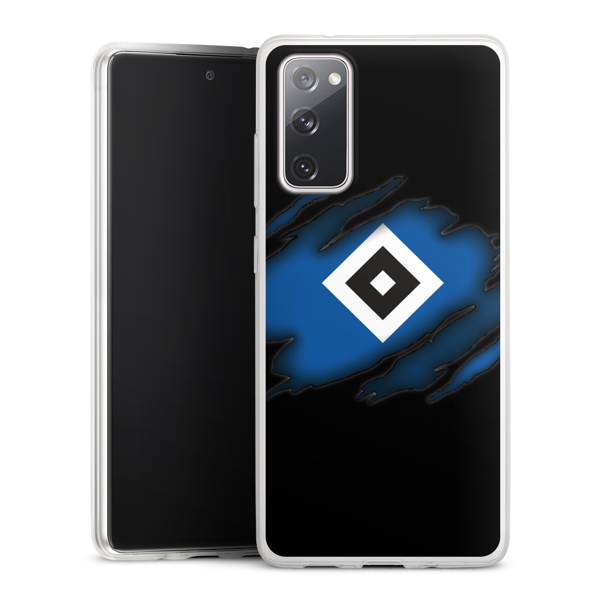 Galaxy S20 FE Handy Slim Case extra dünn Silikon Handyhülle transparent Hülle Official Licensed Product Hsv Hamburger Sv Silikon Slim Case