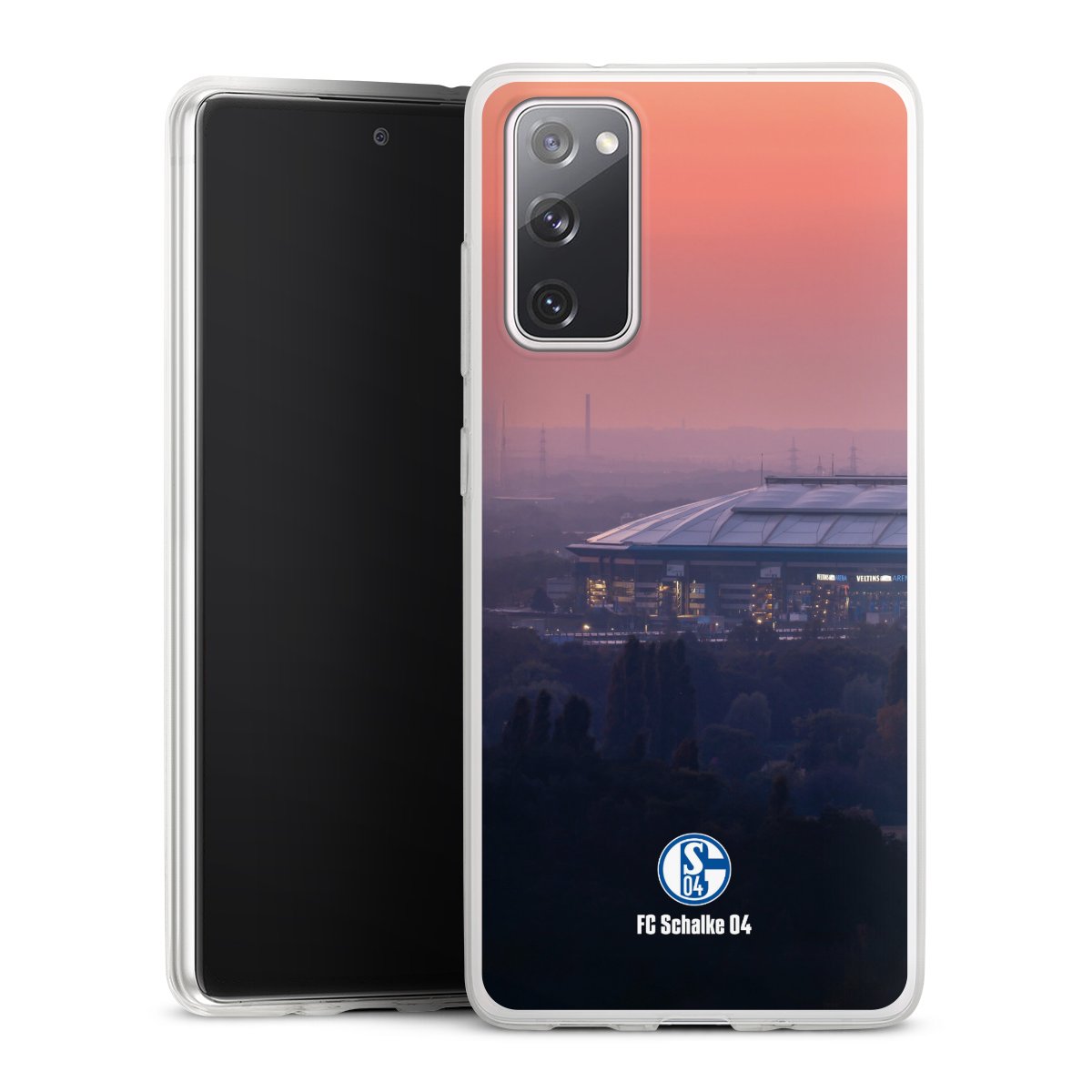 Galaxy S20 FE Handy Slim Case extra dünn Silikon Handyhülle transparent Hülle Fc Schalke 04 Stadium Schalke 04 Silikon Slim Case
