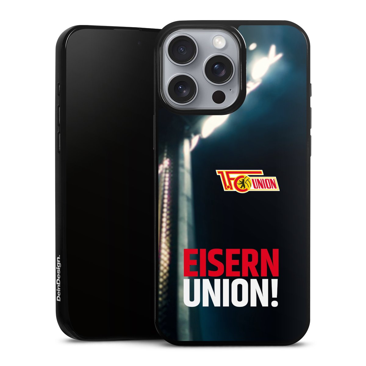 iPhone 16 Pro Max Handy Slim Case extra dünn Silikon Handyhülle schwarz Hülle Soccer 1. Fc Union Berlin Merchandise Silikon Slim Case