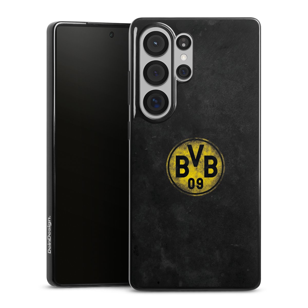 Galaxy S25 Ultra Handy Slim Case extra dünn Silikon Handyhülle schwarz Hülle Borussia Dortmund Bvb Merchandise Silikon Slim Case
