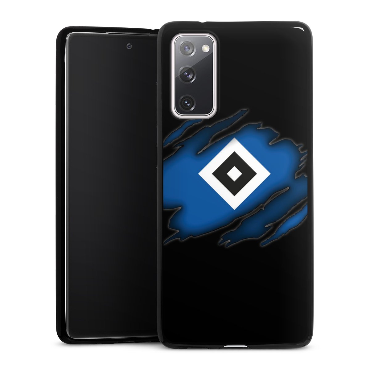 Galaxy S20 FE Handy Slim Case extra dünn Silikon Handyhülle schwarz Hülle Official Licensed Product Hsv Hamburger Sv Silikon Slim Case