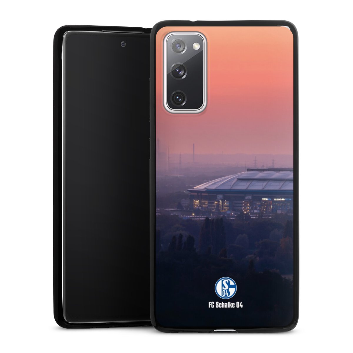 Galaxy S20 FE Handy Slim Case extra dünn Silikon Handyhülle schwarz Hülle Fc Schalke 04 Stadium Schalke 04 Silikon Slim Case