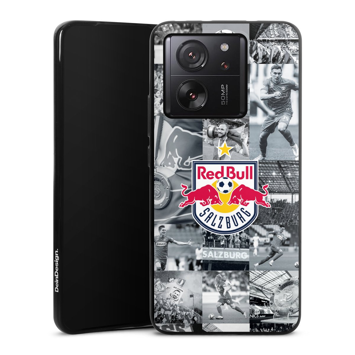 Xiaomi 13T Handy Silikon Hülle Case schwarz Handyhülle Salzburg Fc Red Bull Salzburg Red Bull