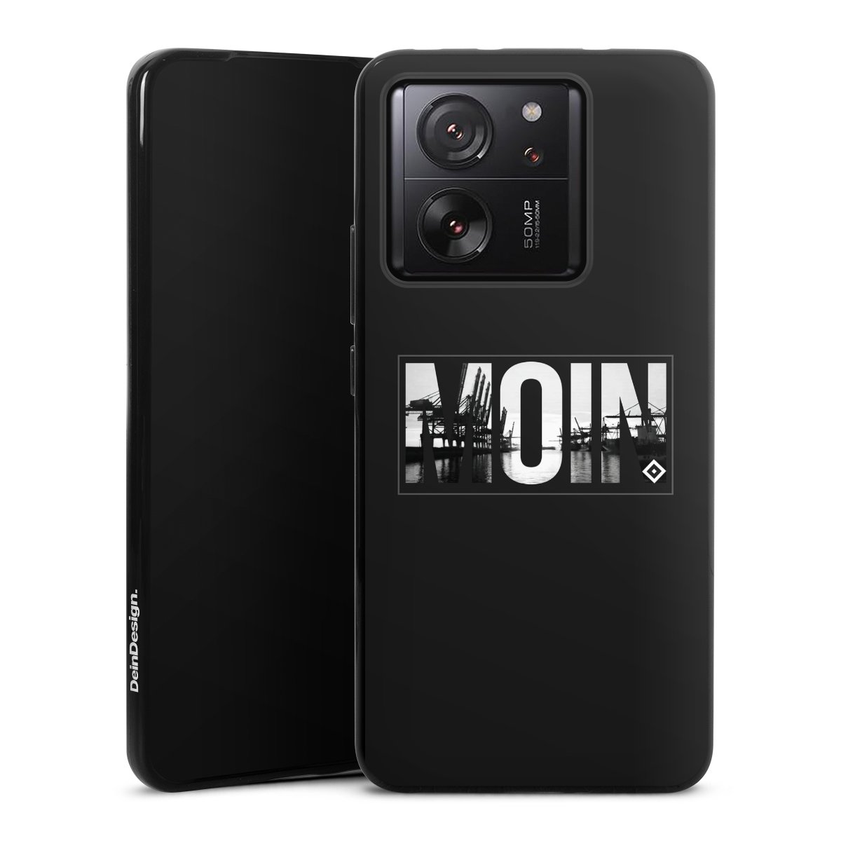 Xiaomi 13T Pro Handy Silikon Hülle Case schwarz Handyhülle Hamburger Sv Hsv Official Licensed Product