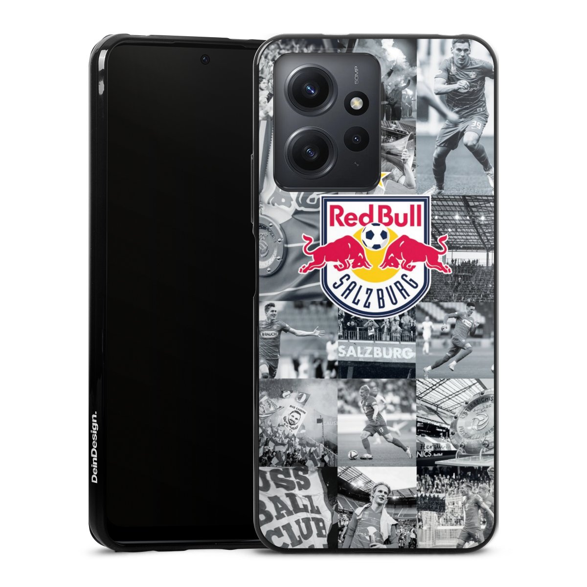 Xiaomi Redmi Note 12 4G Handy Silikon Hülle Case schwarz Handyhülle Fc Red Bull Salzburg Salzburg Red Bull