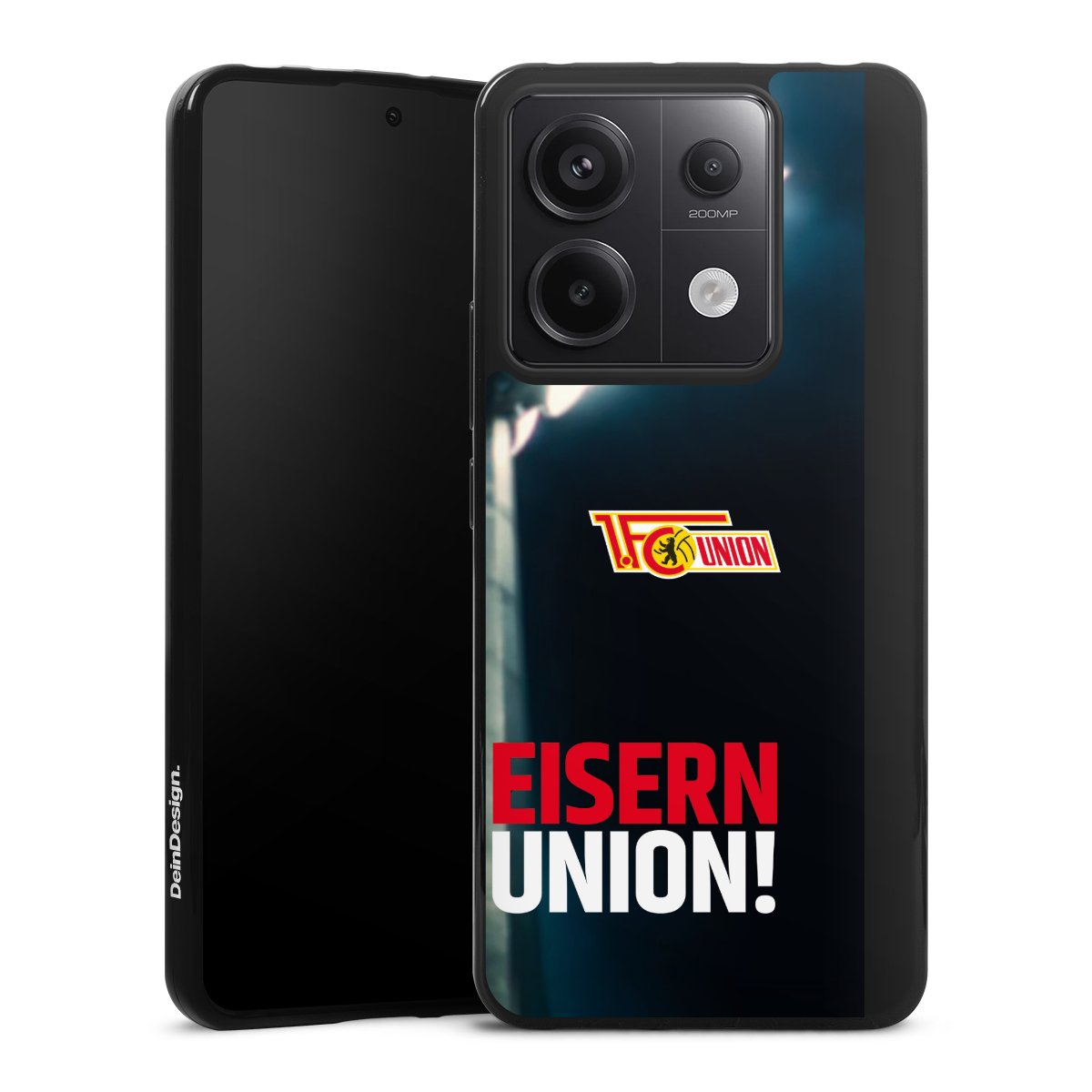 Xiaomi Redmi Note 13 Pro 5G Handy Silikon Hülle Case schwarz Handyhülle Soccer 1. Fc Union Berlin Merchandise