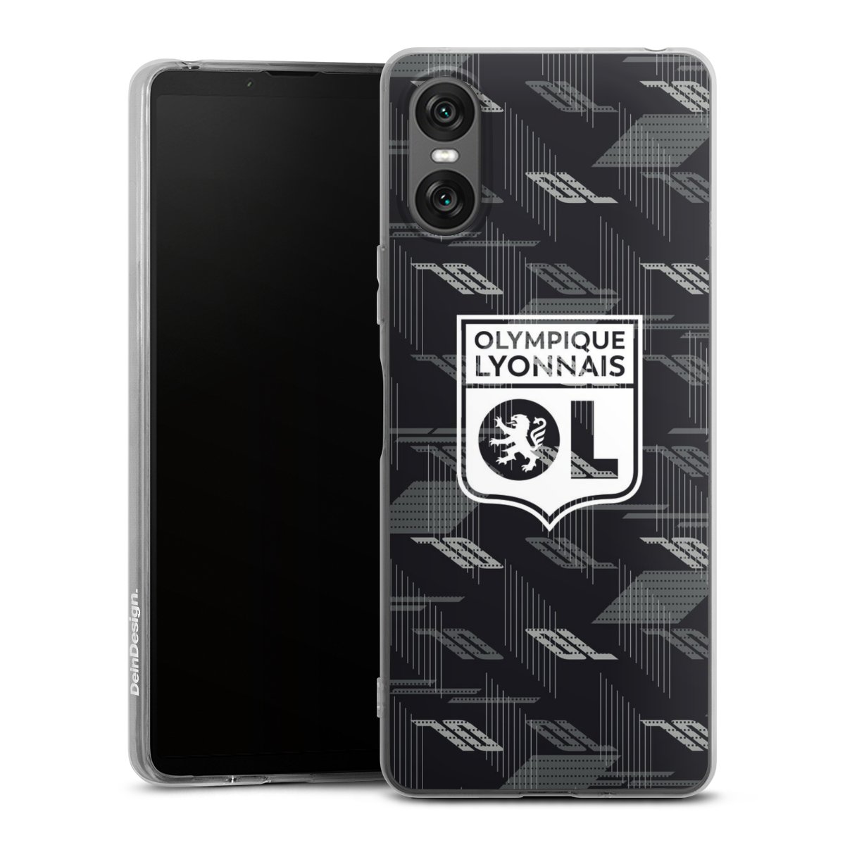Sony Xperia 10 VI Handy Silikon Hülle Case transparent Handyhülle Ol Olympique Lyonnais Official Licensed Product Silikon Case