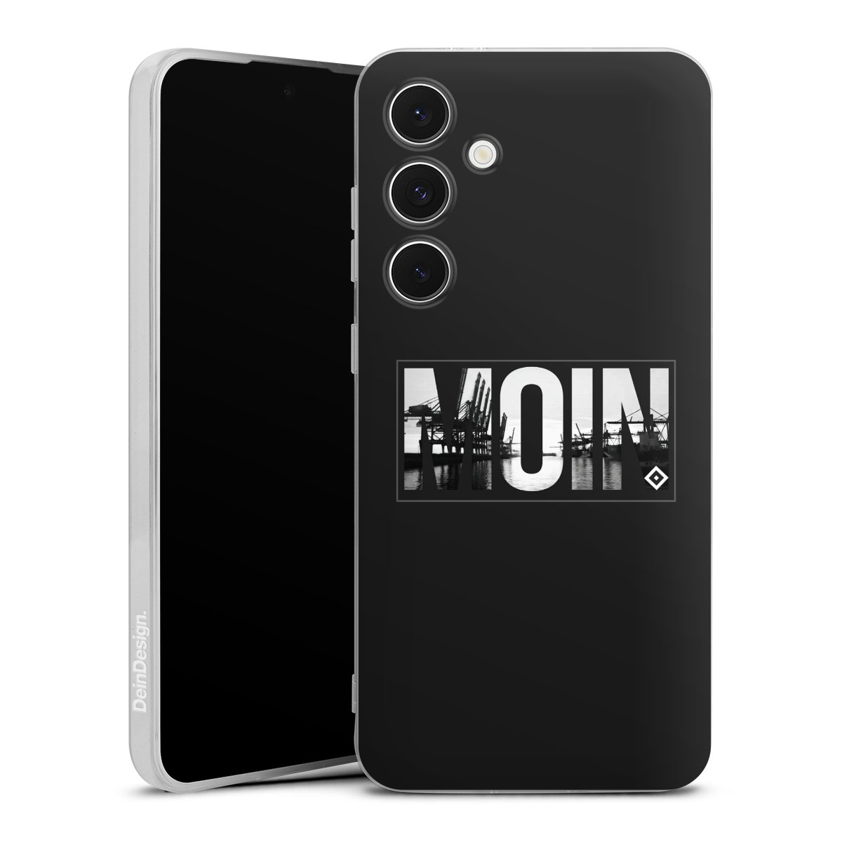 Galaxy S24 FE 5G Handy Silikon Hülle Case transparent Handyhülle Hamburger Sv Hsv Official Licensed Product Silikon Case