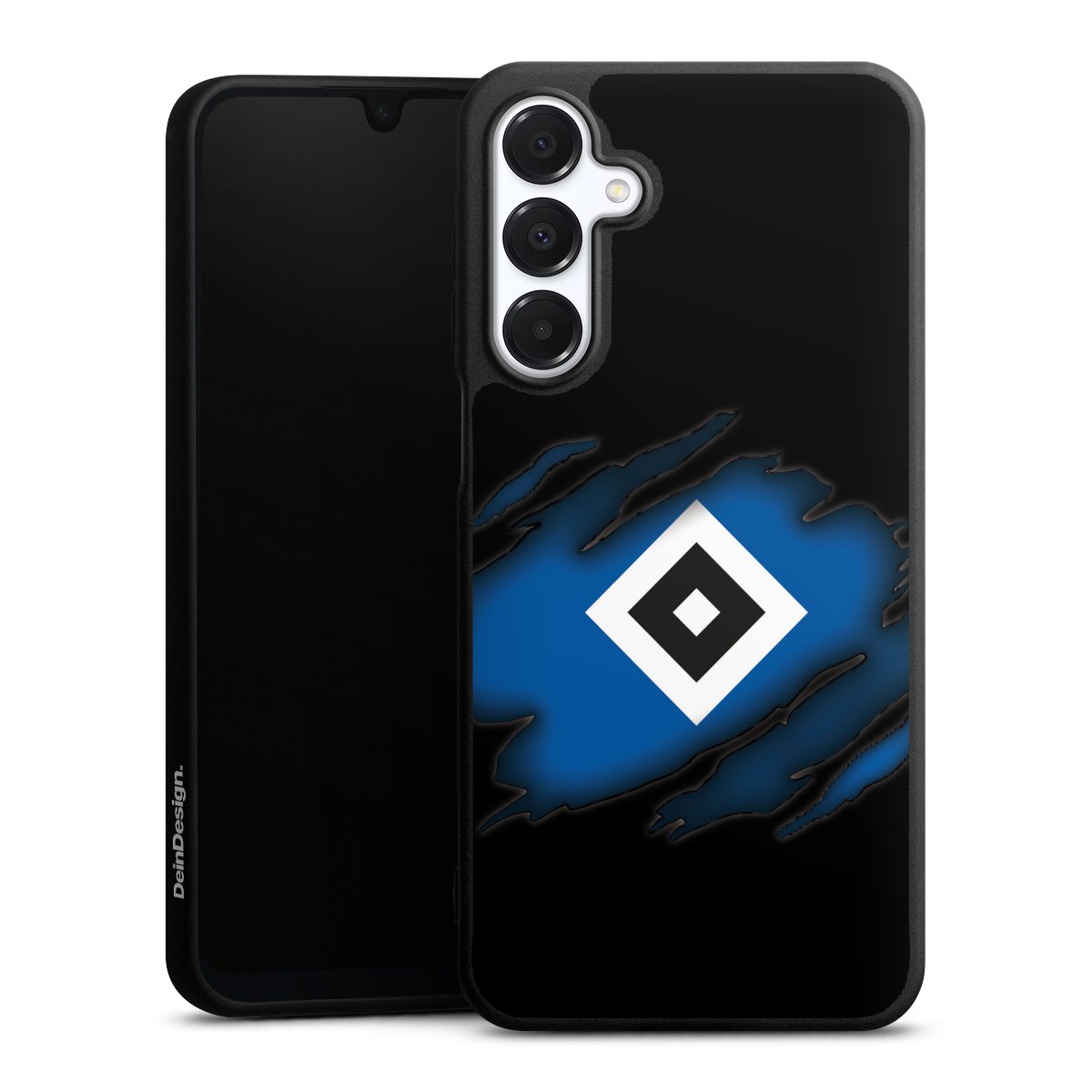Galaxy A16 5G Handy Premium Silikon Hülle Handyhülle schwarz Case Hsv Official Licensed Product Hamburger Sv Silikon Premium Case