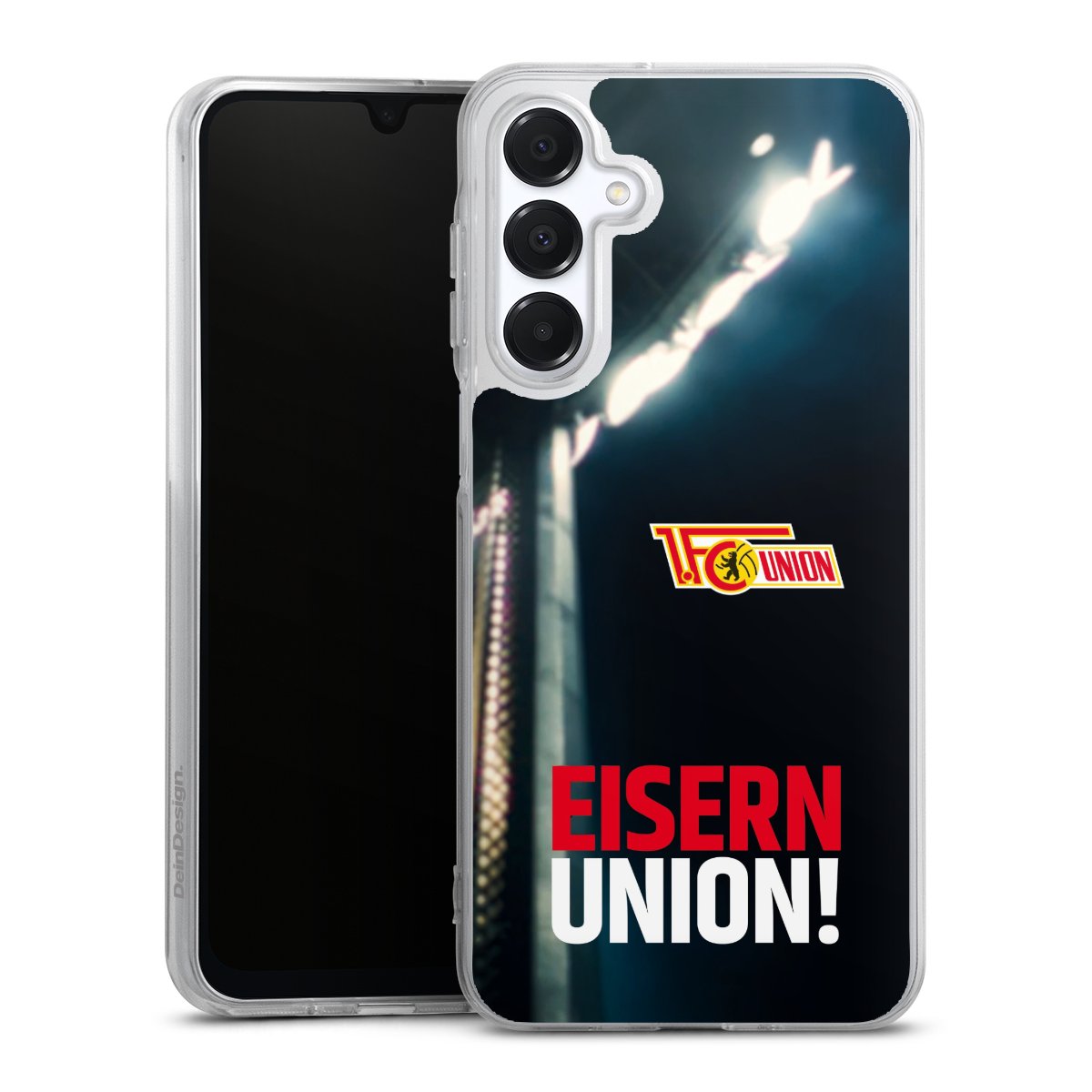Galaxy A16 5G Handy Silikon Hülle Case transparent Handyhülle Soccer 1. Fc Union Berlin Merchandise Silikon Case