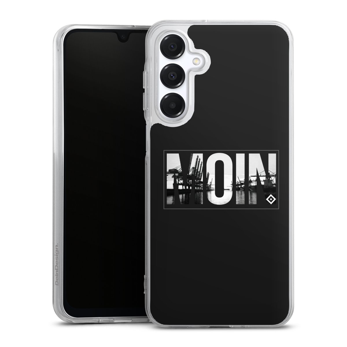 Galaxy A16 5G Handy Silikon Hülle Case transparent Handyhülle Hamburger Sv Hsv Official Licensed Product Silikon Case