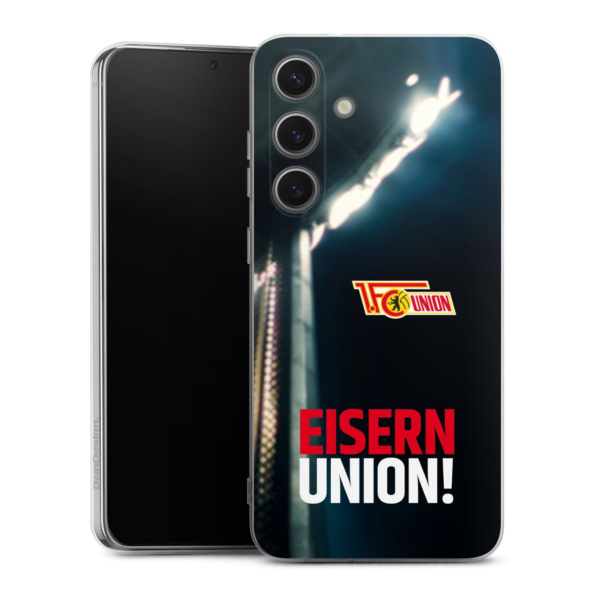 Galaxy S25+  Handy Silikon Hülle Case transparent Handyhülle Soccer 1. Fc Union Berlin Merchandise Silikon Case