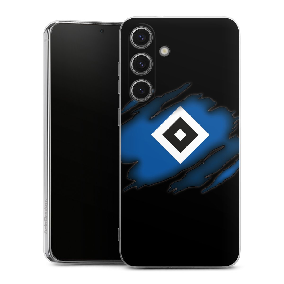 Galaxy S25+ Handy Silikon Hülle Case transparent Handyhülle Official Licensed Product Hsv Hamburger Sv Silikon Case