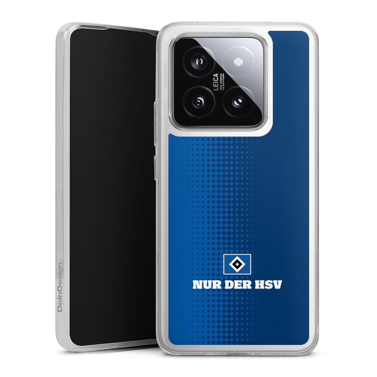 Xiaomi 14T Pro Handy Silikon Hülle Case transparent Handyhülle Logo Hsv Official Licensed Product Silikon Case