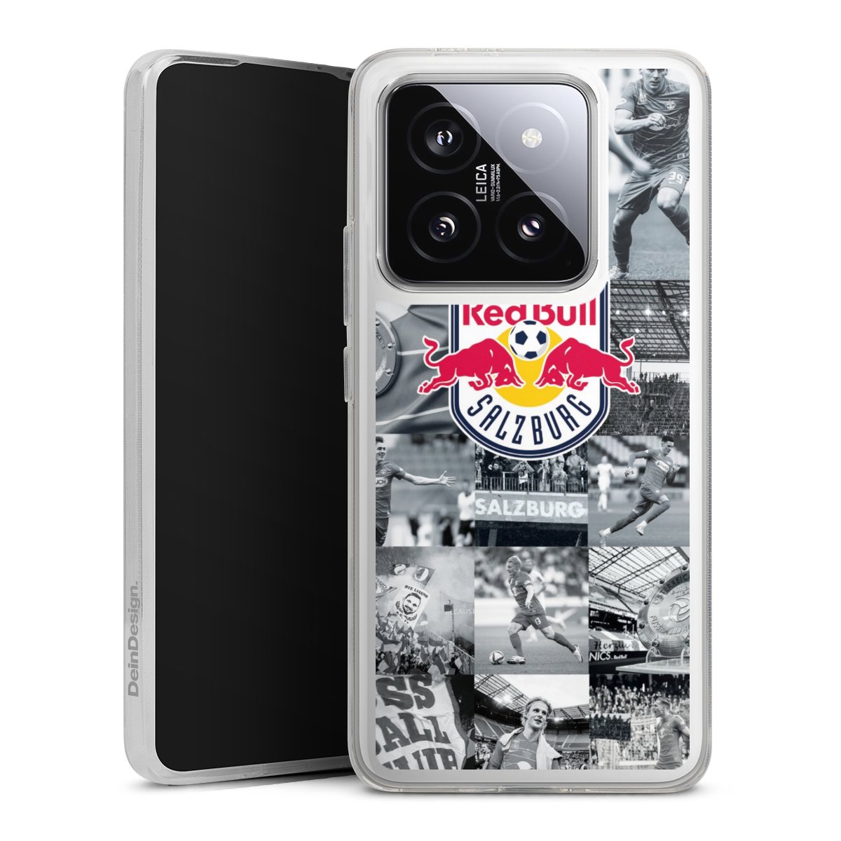 Xiaomi 14T Pro Handy Silikon Hülle Case transparent Handyhülle Fc Red Bull Salzburg Salzburg Red Bull Silikon Case