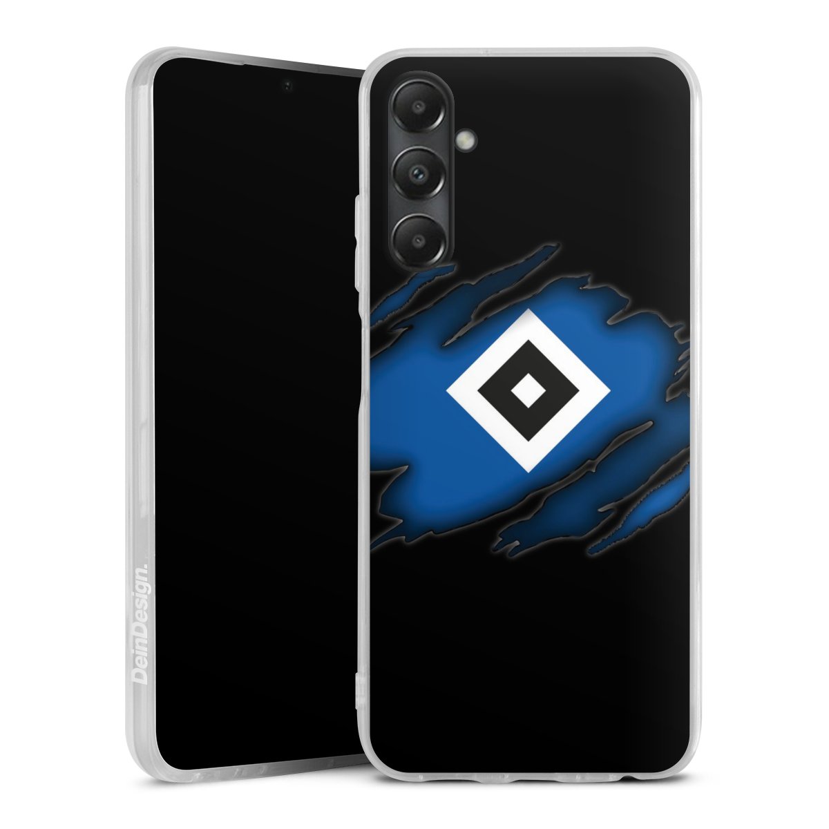 Galaxy A05s Handy Silikon Hülle Case transparent Handyhülle Official Licensed Product Hsv Hamburger Sv Silikon Case