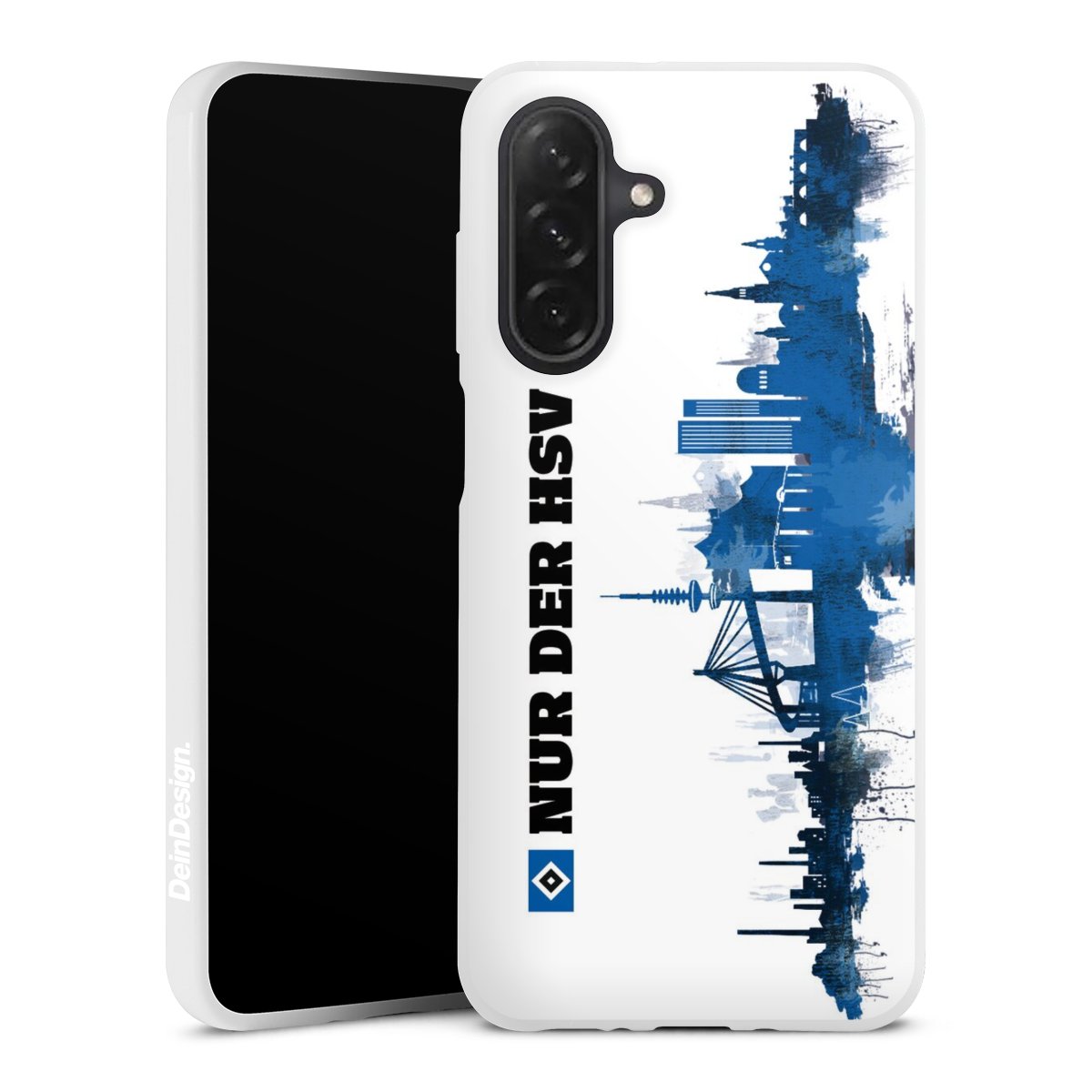 Galaxy A26 Handy Silikon Hülle Case weiß Handyhülle Hsv Bundesliga Official Licensed Product Silikon Case