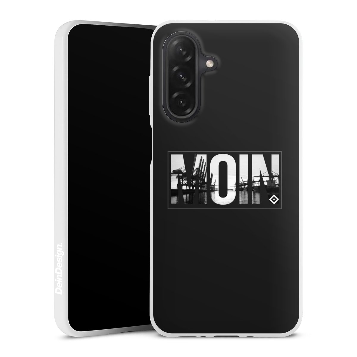 Galaxy A26 Handy Silikon Hülle Case weiß Handyhülle Official Licensed Product Hamburger Sv Hsv Silikon Case