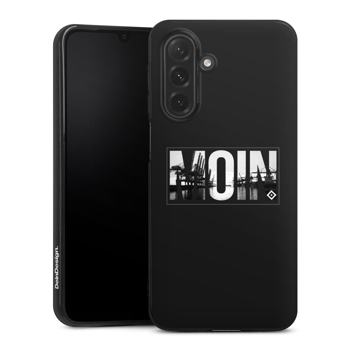 Galaxy A26 Handy Silikon Hülle Case schwarz Handyhülle Hamburger Sv Hsv Official Licensed Product