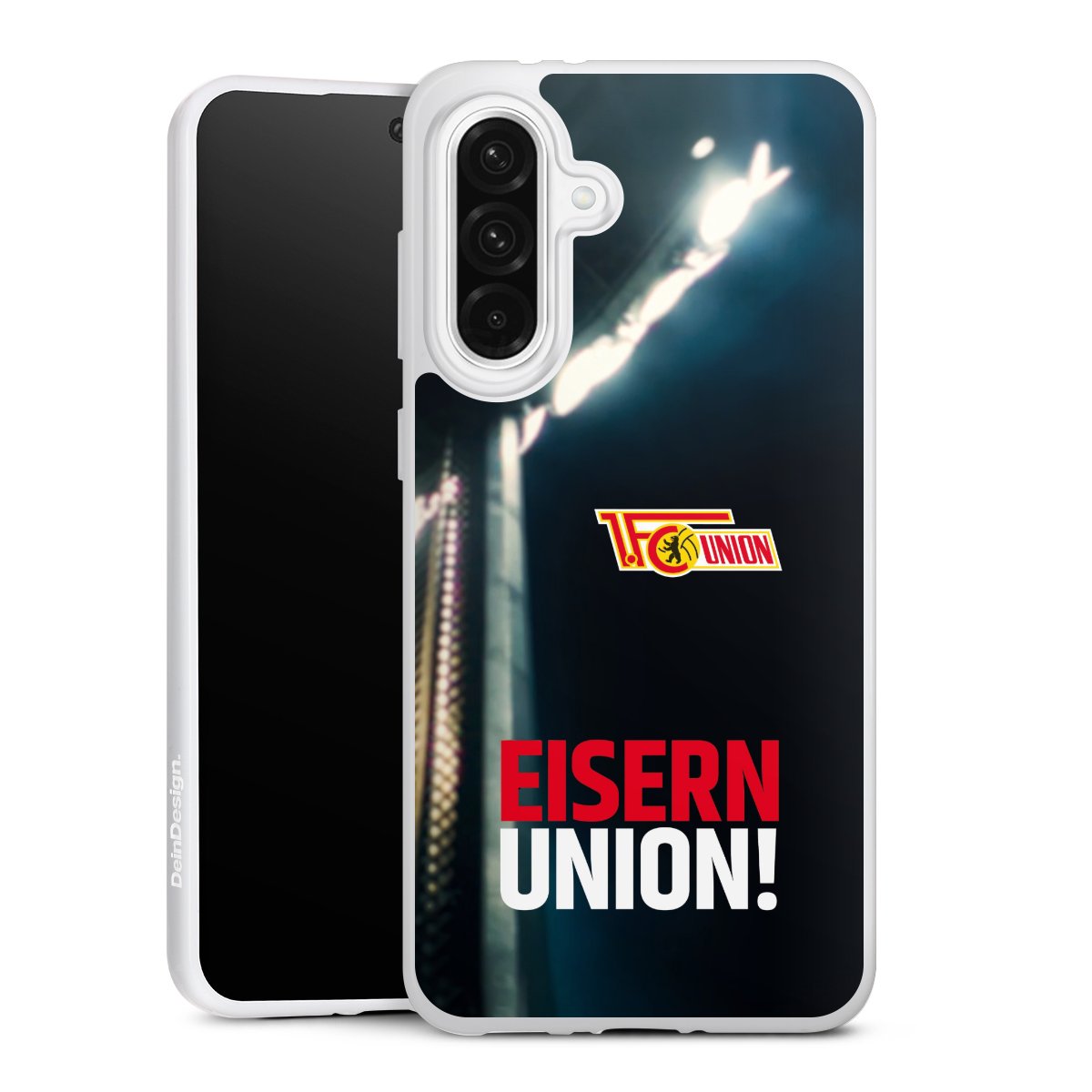 Galaxy A56 5G Handy Silikon Hülle Case weiß Handyhülle Soccer 1. Fc Union Berlin Merchandise Silikon Case