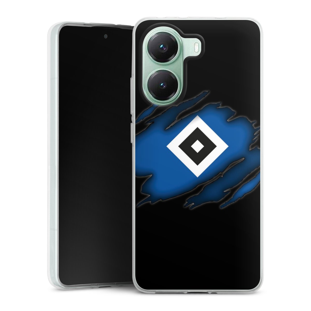 Xiaomi Poco X7 Pro Handy Silikon Hülle Case transparent Handyhülle Official Licensed Product Hsv Hamburger Sv Silikon Case
