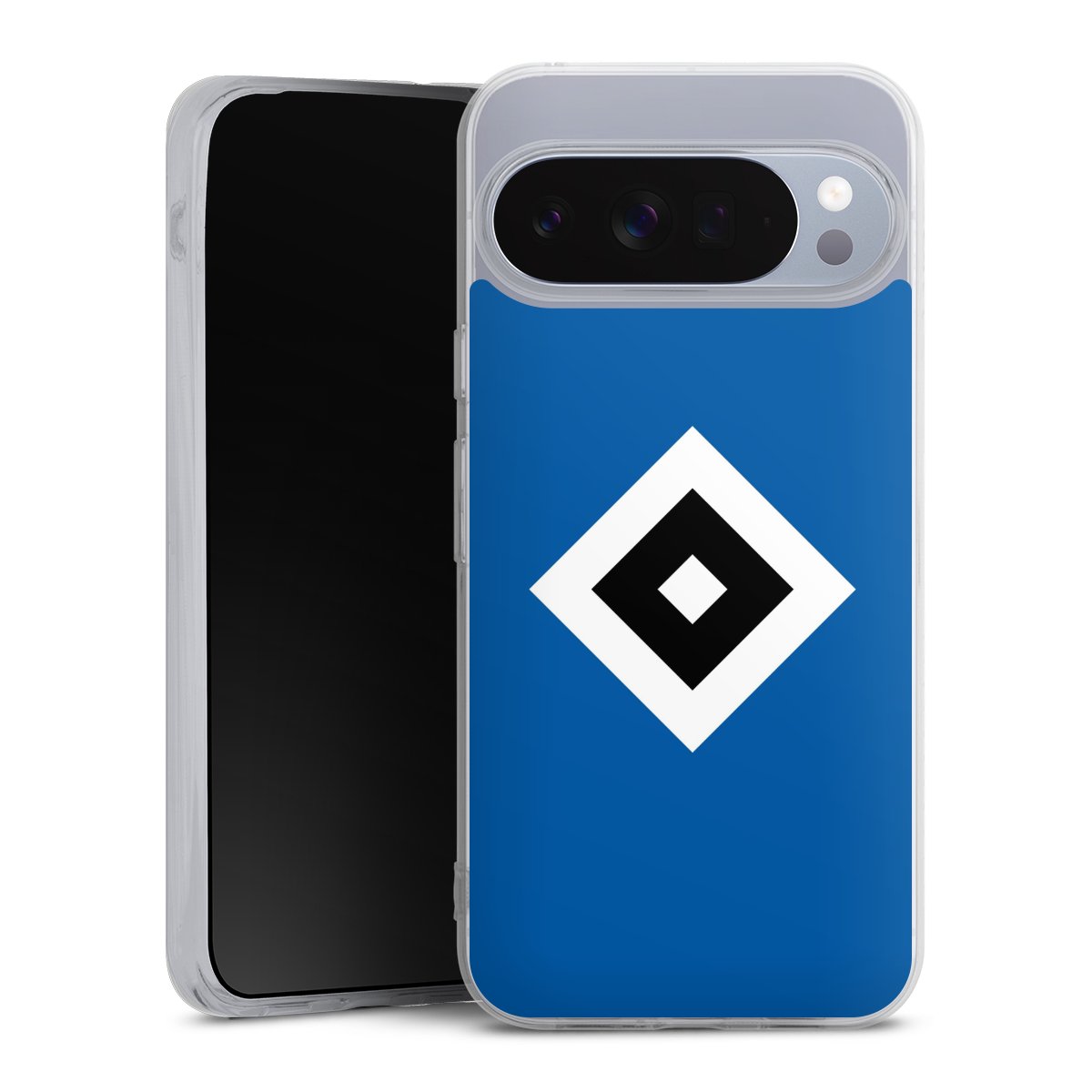 Google Pixel 10 Pro XL Handy Silikon Hülle Case transparent Handyhülle Hsv Logo Hamburger Sv Silikon Case