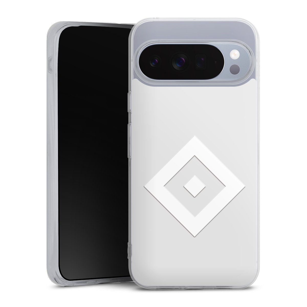 Google Pixel 10 Pro XL Handy Silikon Hülle Case transparent Handyhülle Hamburger Sv Coat Of Arms Hsv Silikon Case
