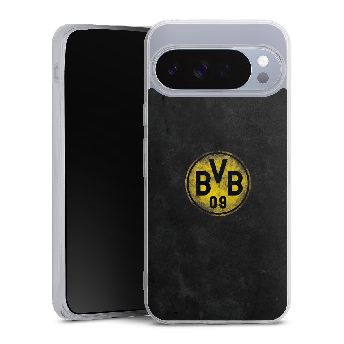 Google Pixel 10 Pro XL Handy Silikon Hülle Case transparent Handyhülle Borussia Dortmund Bvb Merchandise Silikon Case
