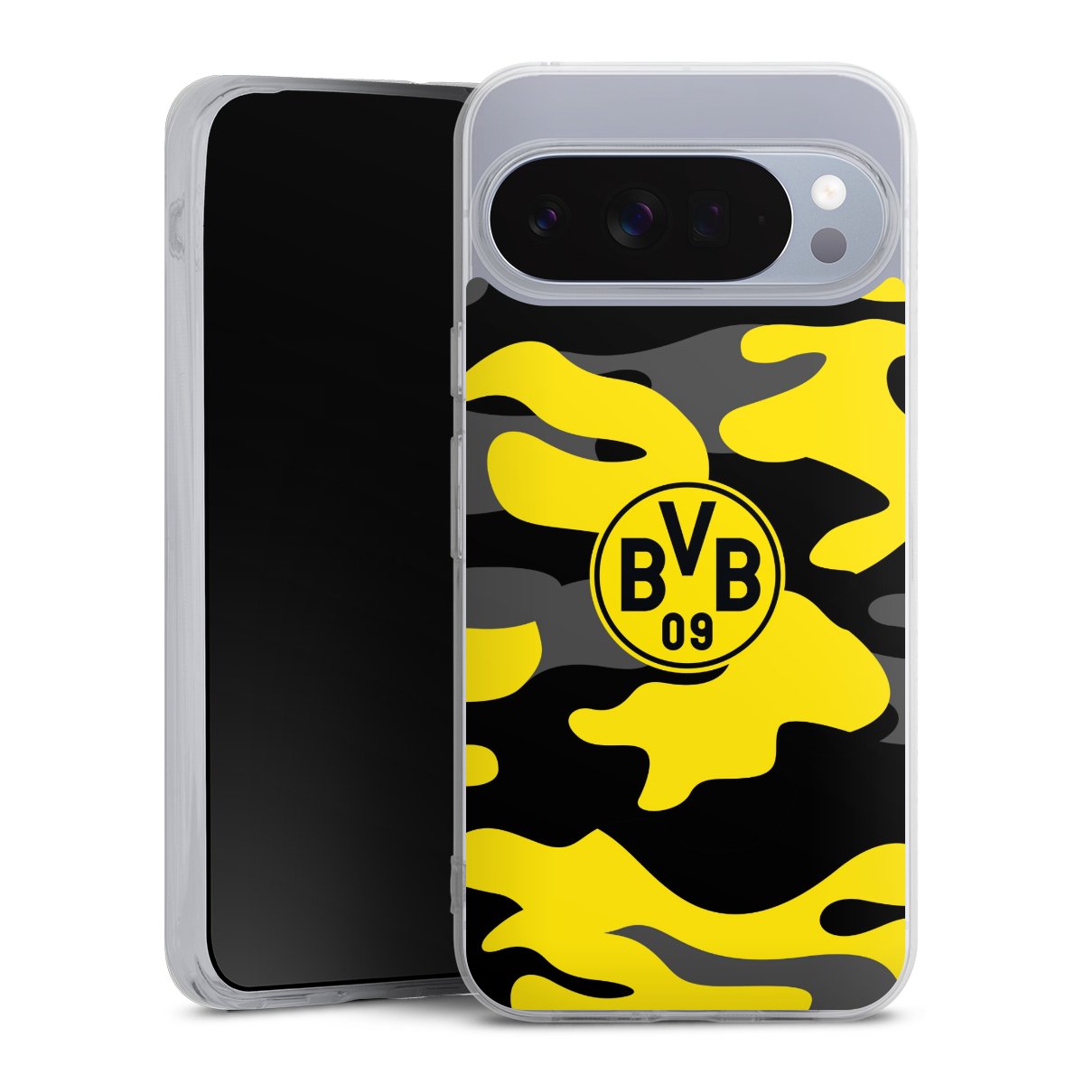 Google Pixel 10 Pro XL Handy Silikon Hülle Case transparent Handyhülle Merchandise Borussia Dortmund Bvb Silikon Case