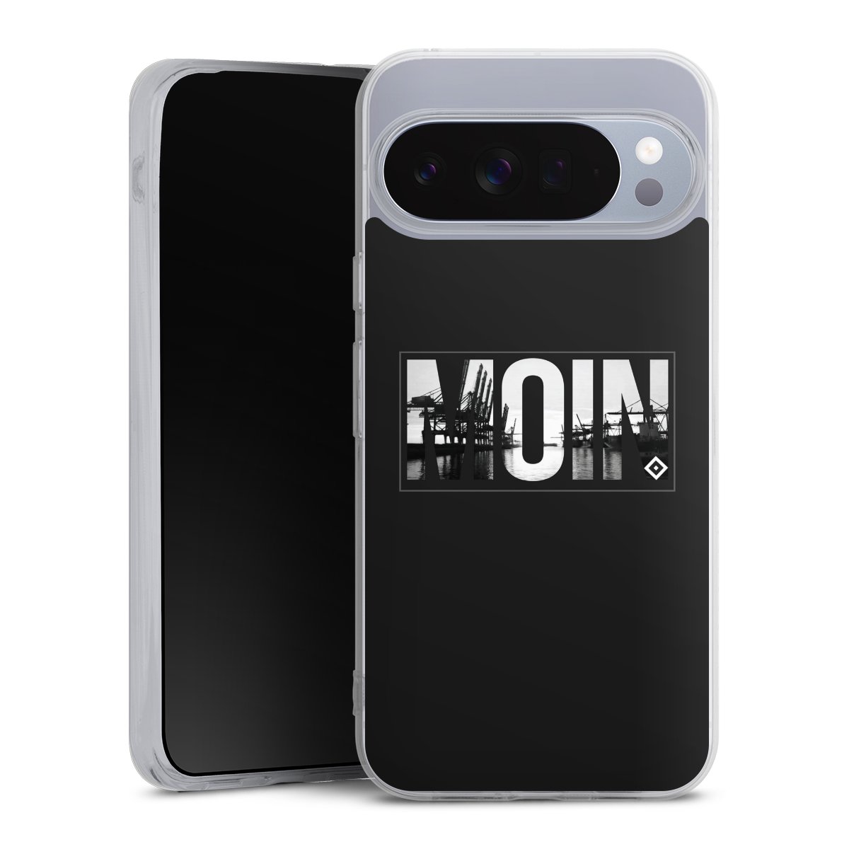 Google Pixel 10 Pro XL Handy Silikon Hülle Case transparent Handyhülle Hamburger Sv Hsv Official Licensed Product Silikon Case