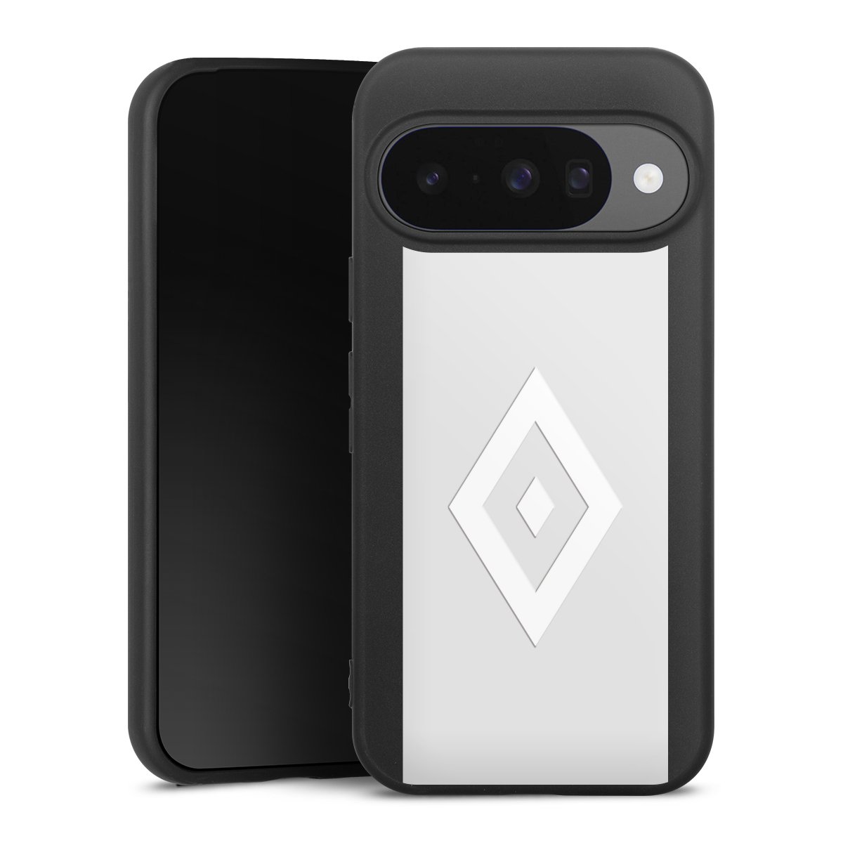 Google Pixel 10 Pro Handy Premium Silikon Hülle Handyhülle schwarz Case Coat Of Arms Hsv Hamburger Sv Silikon Premium Case