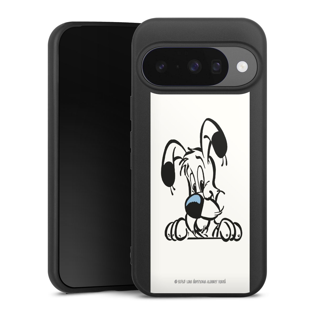 Google Pixel 10 Pro Handy Premium Silikon Hülle Handyhülle schwarz Case Official Licensed Product Comic Idefix Silikon Premium Case