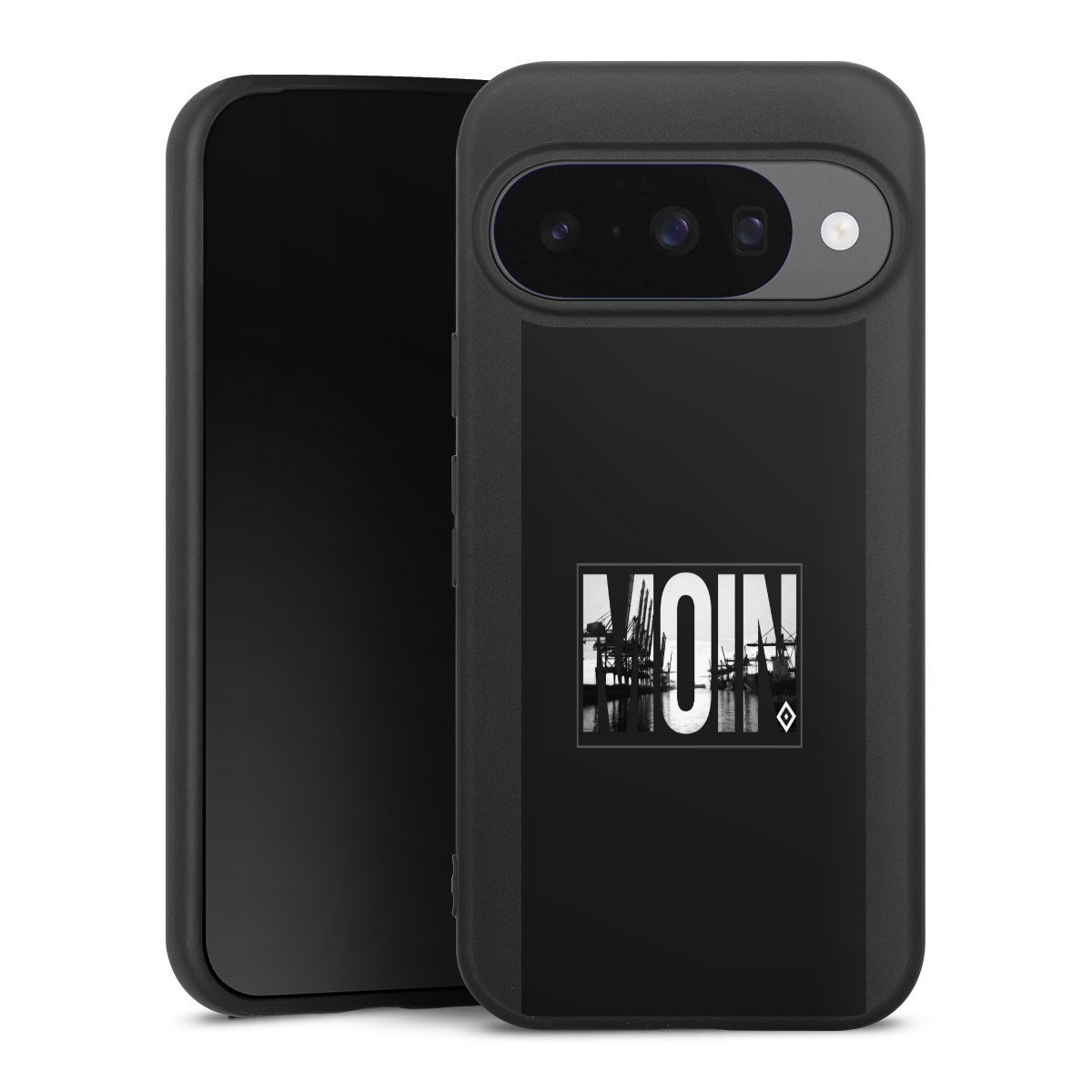 Google Pixel 10 Pro Handy Premium Silikon Hülle Handyhülle schwarz Case Official Licensed Product Hamburger Sv Hsv Silikon Premium Case