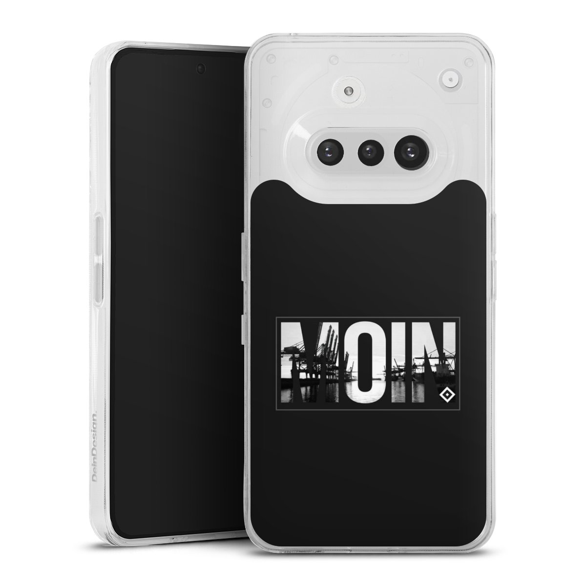 Nothing Phone (3a) Handy Silikon Hülle Case transparent Handyhülle Official Licensed Product Hamburger Sv Hsv Silikon Case