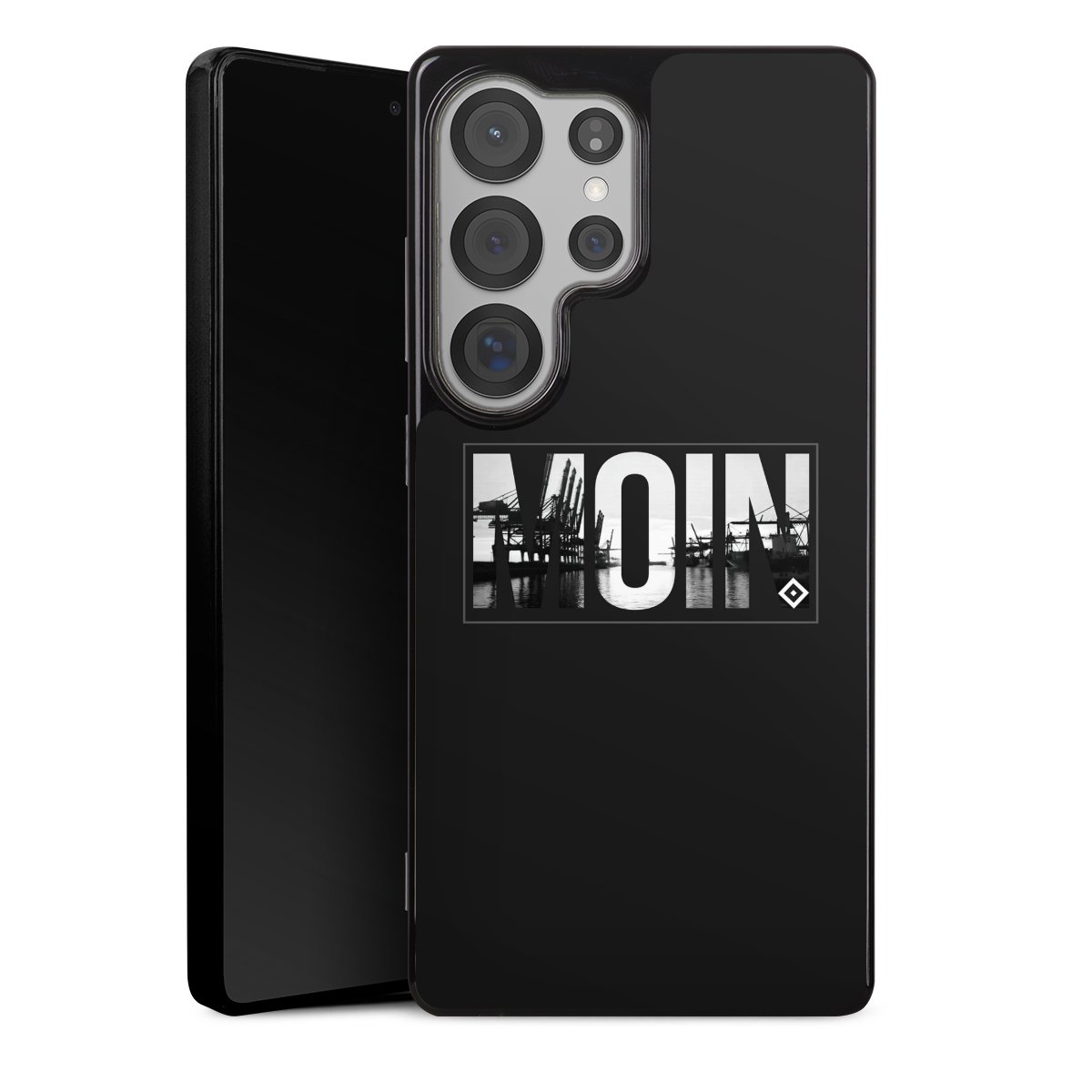 Galaxy S25 Ultra Handy Silikon Hülle Case schwarz Handyhülle Hamburger Sv Hsv Official Licensed Product