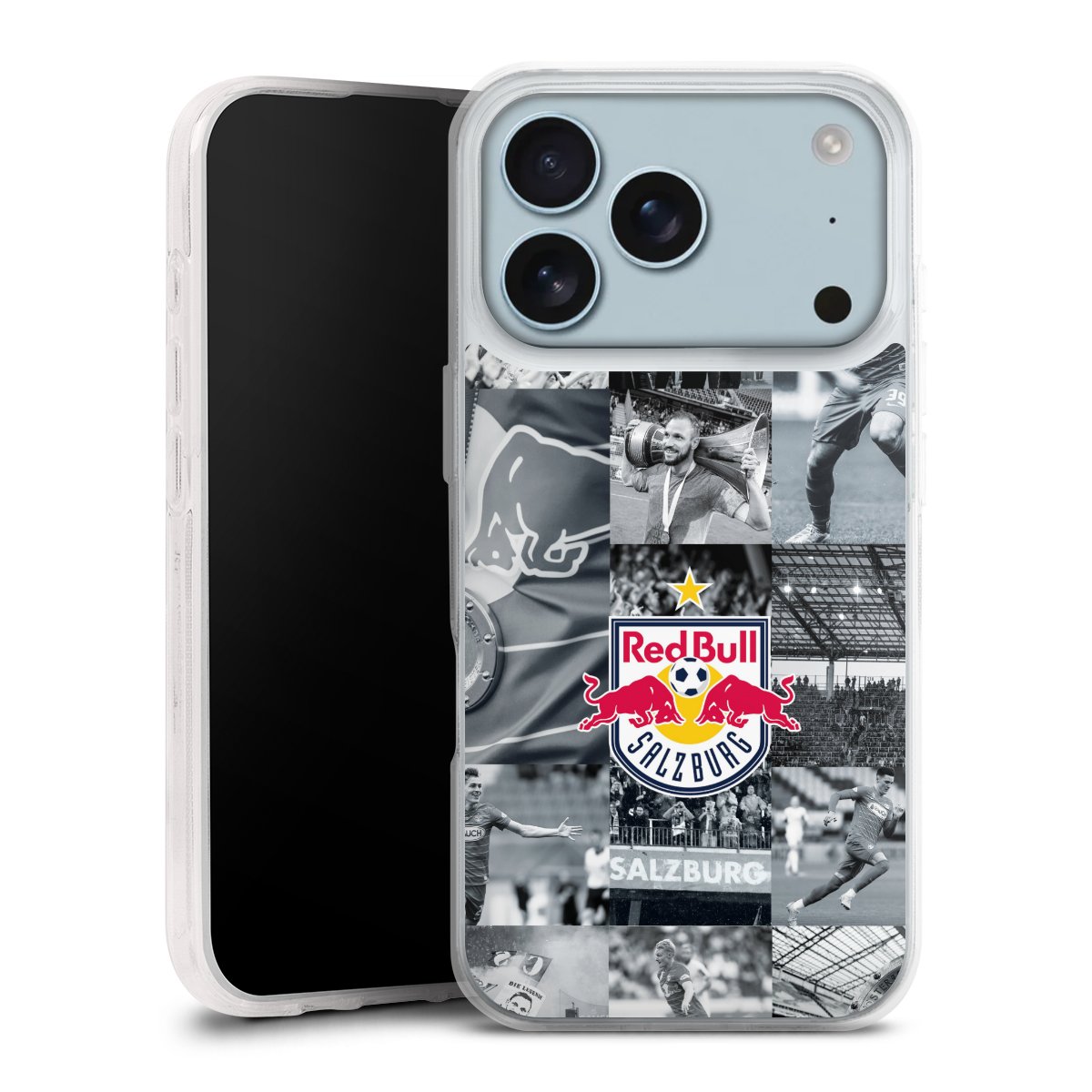 iPhone 17 Pro Handy Silikon Hülle Case transparent Handyhülle Salzburg Fc Red Bull Salzburg Red Bull Silikon Case